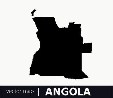 Map - Angola Stock Illustration