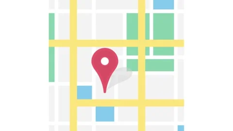 Map animation Stock Footage 195943552