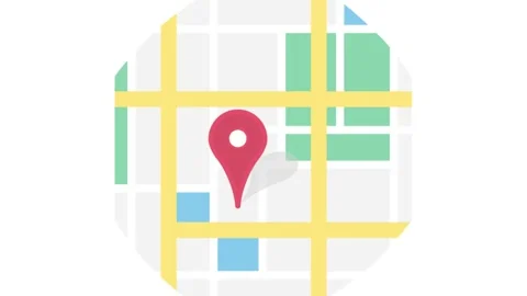 Map animation Stock Footage 195943559