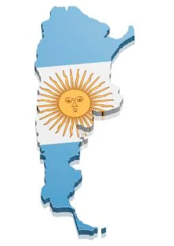 Map argentina Stock Illustration