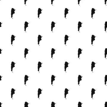 Map of Argentina pattern vector Illustrazione stock