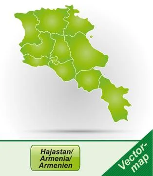 Map of armenia Stock Illustration