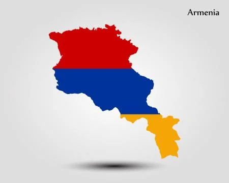 Map of Armenia Stock Illustration