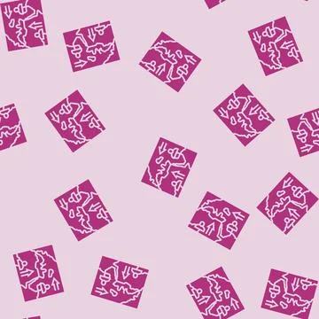 Map arrows migration routes glyph seamless pattern Illustrazione stock