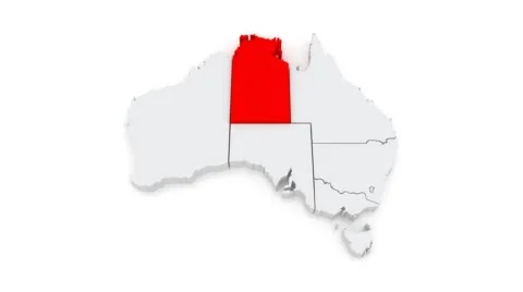 Map of Australia. Stock Footage 43011391