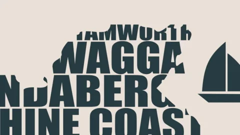 Map of Australia Stock Footage 89642301