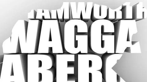 Map of Australia Stock Footage 89642310