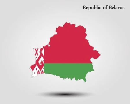 Map of Belarus Stock Illustration