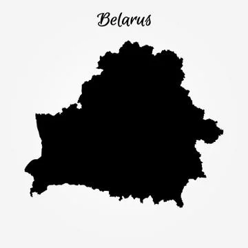 Map of Belarus Stock Illustration