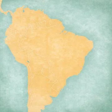 Map of Brazil - Blank map Stock Illustration