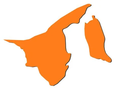 Map of Brunei Map of Brunei with the several states Copyright: xZoonar.com... Stock Photos