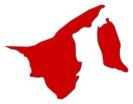 Map of Brunei Map of Brunei with the several states Copyright: xZoonar.com... Stockfoto's