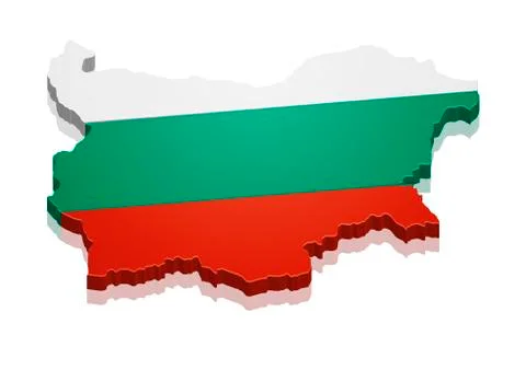 Map bulgaria Stock Illustration