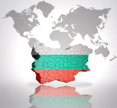 Map of  Bulgaria Stock Illustration