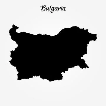 Map of Bulgaria Stock Illustration