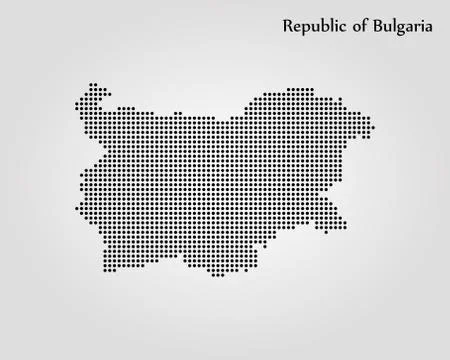 Map of Bulgaria. Vector illustration. World map Stock Illustration