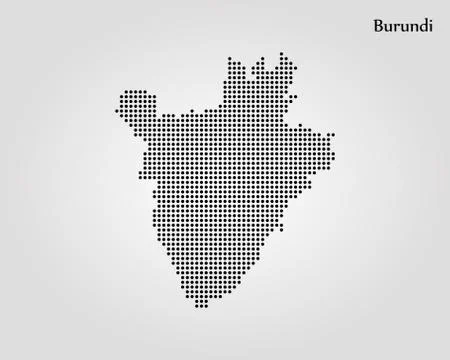 Map of Burundi. Vector illustration. World map Stock Illustration