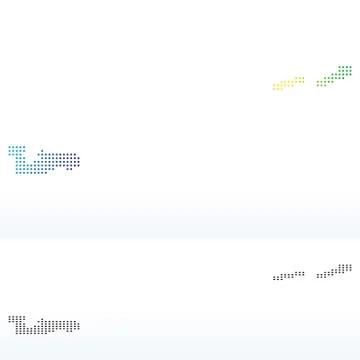 Map of Cayman Islands with Dot Pattern Stock Illustration