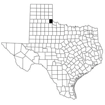 Map of childress County in Texas state on white background. single County m.. Stock Illustration