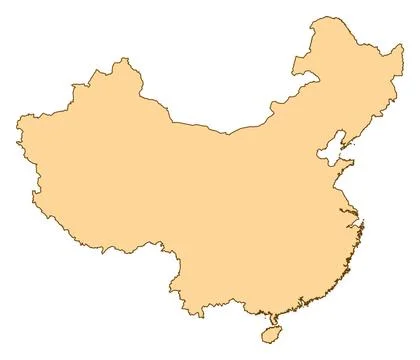 Map of China Map of China with the several provinces. Copyright: xZoonar.c... 写真素材