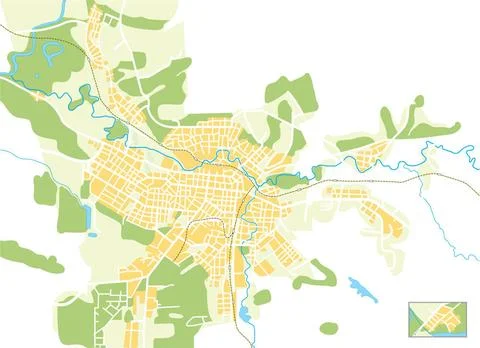 Map of the city Map of the city Copyright: xZoonar.com/AleksanderxNikolaen... Stockfoto's