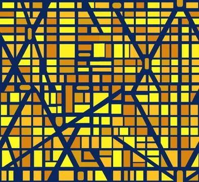 Map of the city seamless background pattern 스톡 일러스트