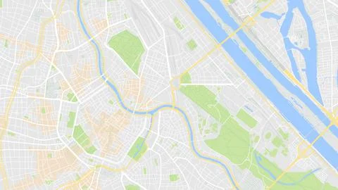 Map city Vienna 2 Stock Illustration