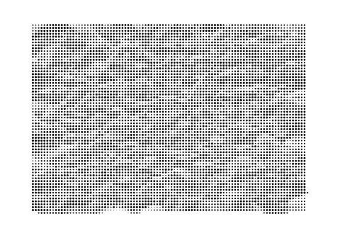 Map of Colorado state formed by a dense pattern of black halftone dots on w.. Stock Illustration