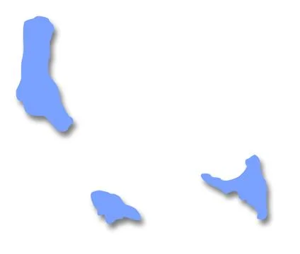 Map of Comoros Stock Illustration