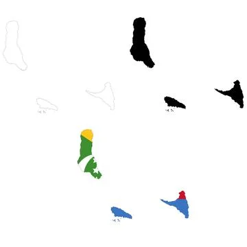 Map Comoros on white background. Comoros Map Outline. Comoros vector map Stock Illustration