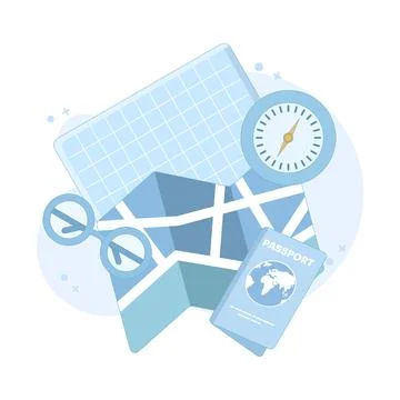 Map concept with straight pins, GPS Pointer Marker, Map navigation. イラスト素材
