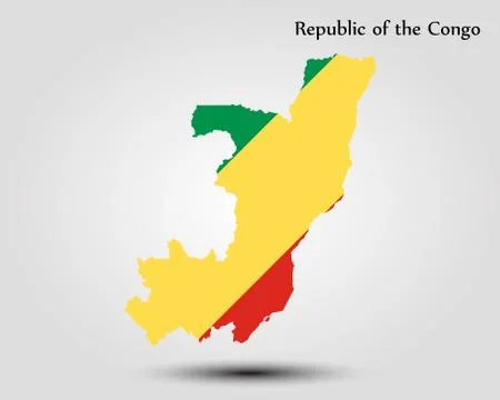 Map of Congo Stock Illustration