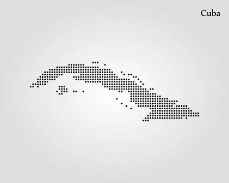 Map of Cuba. Vector illustration. World map Stock Illustration