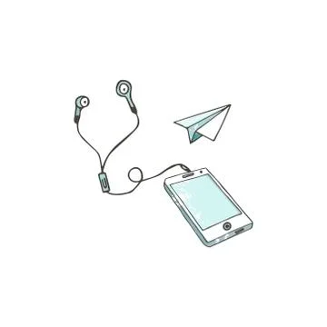 Map design concept set with phone world navigation flat icons isolated vector Stock Illustration