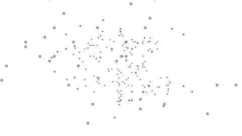 Map dotted polka dot pixel particle Minsk, the dots falling style. 4K video Stock Footage 137392307