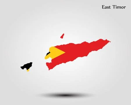 Map of East Timor Stock Illustration