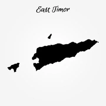 Map of East Timor Stock Illustration