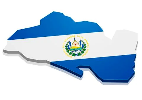 Map ElS alvador Stock Illustration