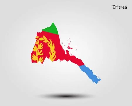 Map of Eritrea Stock Illustration