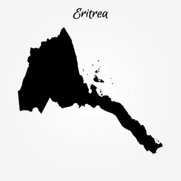 Map of Eritrea Stock-Illustration
