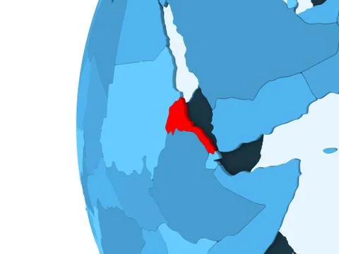 Map of Eritrea Stock Illustration