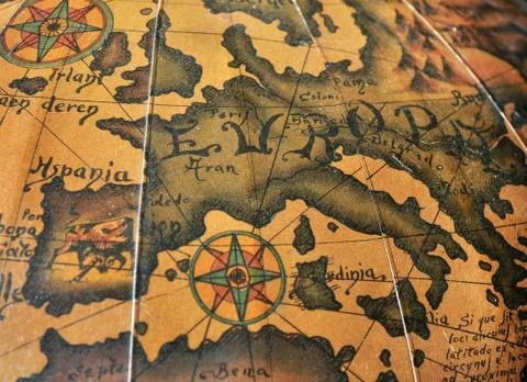 Map of Europe 库存照片