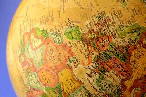 Map Of Europe Stock Photos