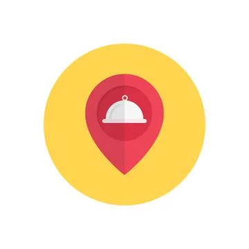 Map flat color icon イラスト素材