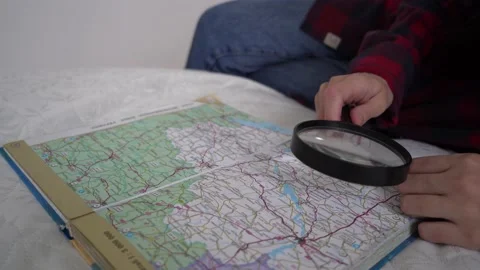 Map Stock Footage 184968879