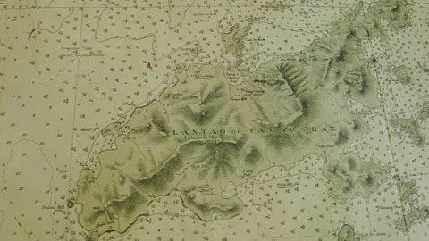 Map Stock Footage 197462345