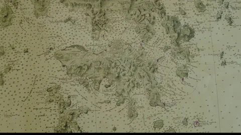 Map Stock Footage 197477275