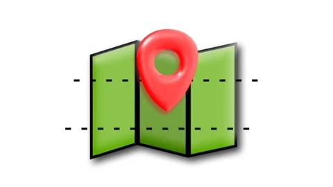 Map Stock Footage 312097703