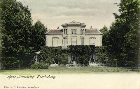 Map of four plots of arable land, located southwest of the Hoofddijk in Ut... Fotos de archivo