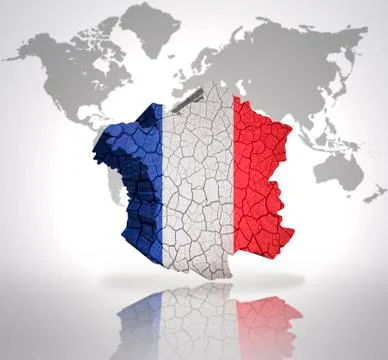 Map of  France 스톡 일러스트